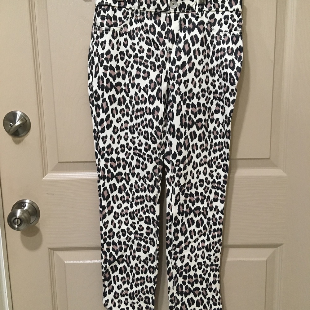 The Children’s Place Leopard Sparkle Print Jeans New SZ 10. Festival